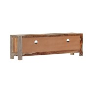 Meuble TV Bois massif de Sesham 130 x 30 x 40 cm