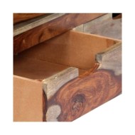Meuble TV Bois massif de Sesham 130 x 30 x 40 cm