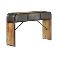 Buffet 120 x 30 x 75 cm Bois de manguier massif