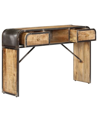 Buffet 120 x 30 x 75 cm Bois de manguier massif