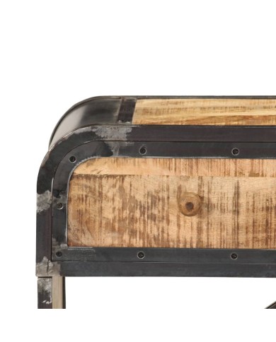 Buffet 120 x 30 x 75 cm Bois de manguier massif