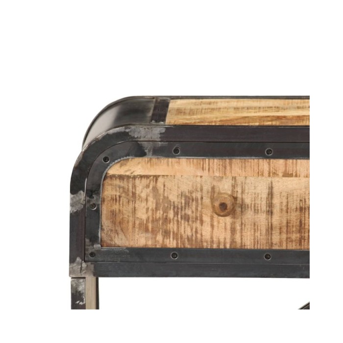 Buffet 120 x 30 x 75 cm Bois de manguier massif