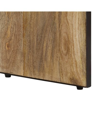 Buffet 120 x 30 x 75 cm Bois de manguier massif