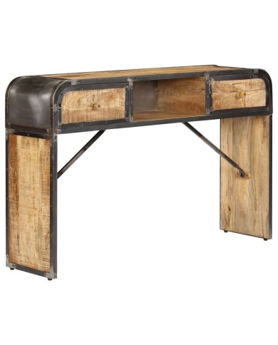 Buffet 120 x 30 x 75 cm Bois de manguier massif