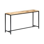 Table console 140 x 35 x 76 cm Bois de manguier massif brut