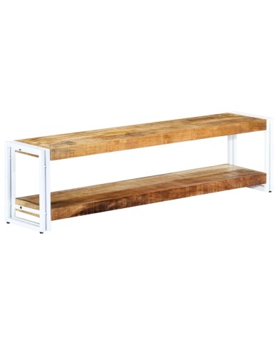 Meuble TV 150 x 30 x 40 cm Bois massif de manguier 