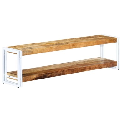 Meuble TV 150 x 30 x 40 cm Bois massif de manguier 