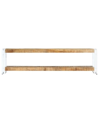 Meuble TV 150 x 30 x 40 cm Bois massif de manguier 
