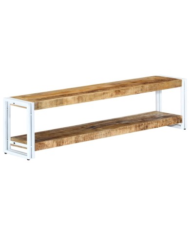 Meuble TV 150 x 30 x 40 cm Bois massif de manguier 