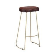 Tabourets de bar Gavin 2 pcs Bois de manguier massif