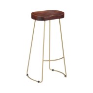Tabourets de bar Gavin 2 pcs Bois de manguier massif