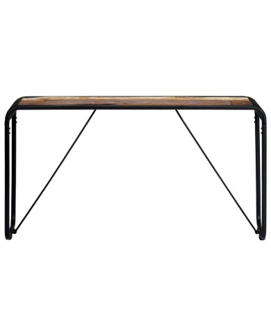 Table console 140x35x76 cm Bois de récupération massif