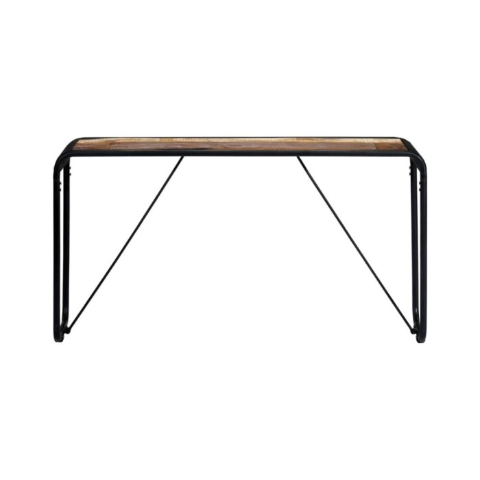 Table console 140x35x76 cm Bois de récupération massif
