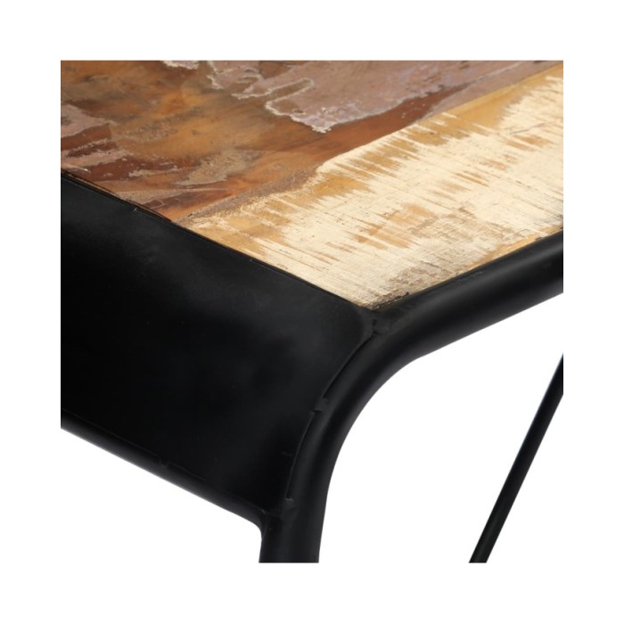 Table console 140x35x76 cm Bois de récupération massif