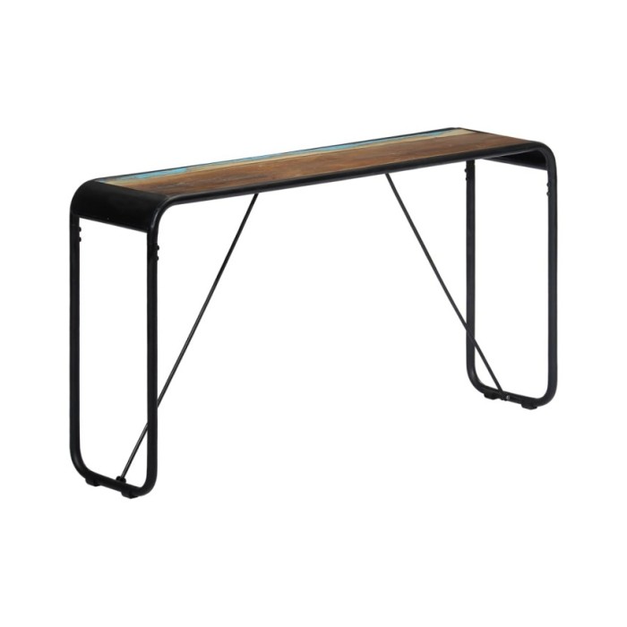Table console 140x35x76 cm Bois de récupération massif