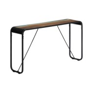 Table console 140x35x76 cm Bois de récupération massif