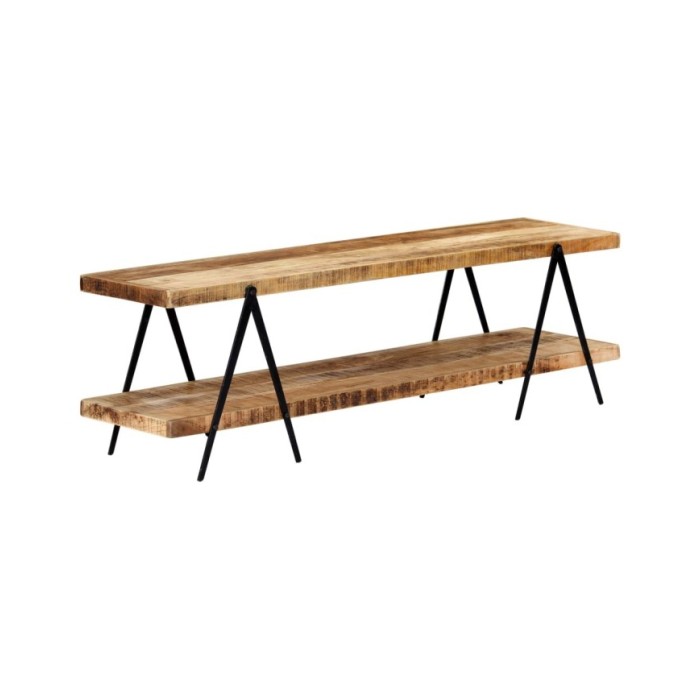 Meuble TV 160x40x50 cm Bois solide de manguier