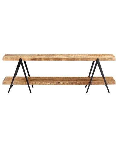 Meuble TV 160x40x50 cm Bois solide de manguier