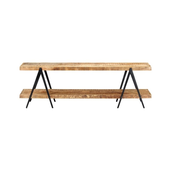 Meuble TV 160x40x50 cm Bois solide de manguier