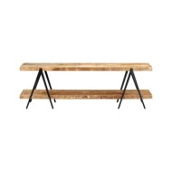 Meuble TV 160x40x50 cm Bois solide de manguier