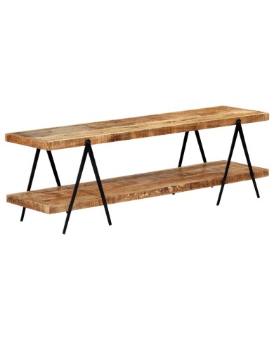 Meuble TV 160x40x50 cm Bois solide de manguier