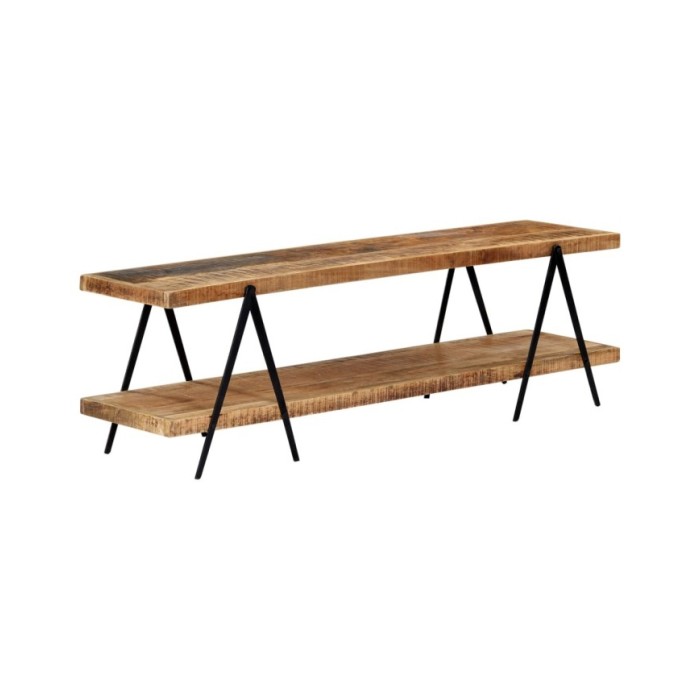 Meuble TV 160x40x50 cm Bois solide de manguier