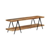 Meuble TV 160x40x50 cm Bois solide de manguier