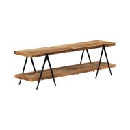 Meuble TV 160x40x50 cm Bois solide de manguier