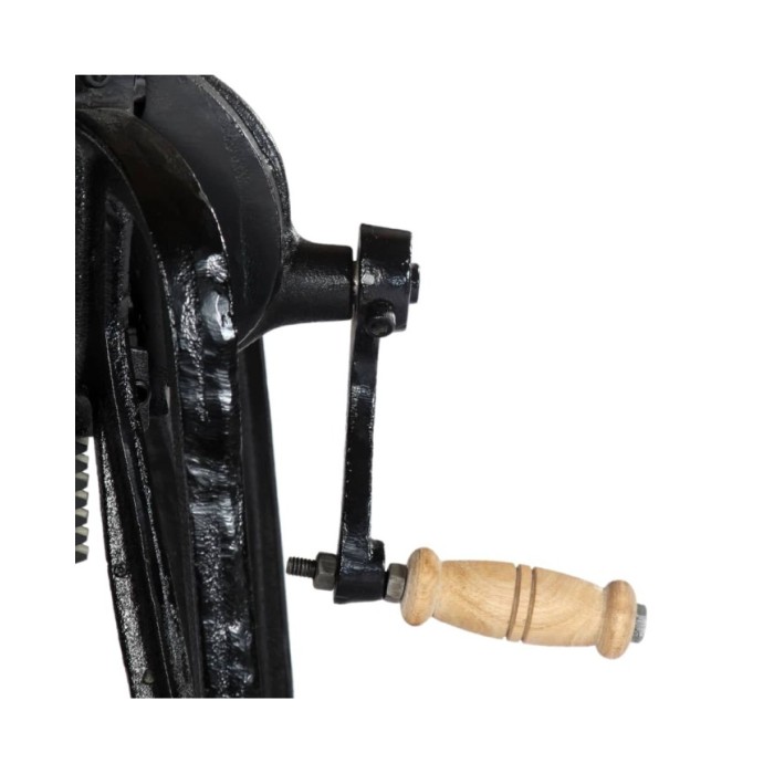 Table d'appoint 60x(46-63) cm Bois de manguier massif et fonte