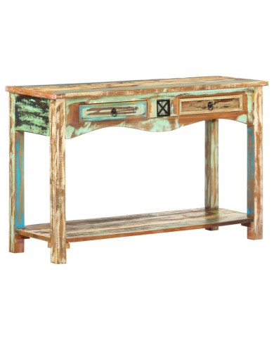 Table console 120x40x75 cm Bois solide de récupération