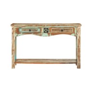Table console 120x40x75 cm Bois solide de récupération