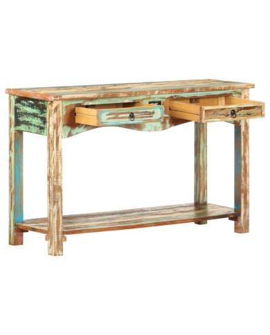 Table console 120x40x75 cm Bois solide de récupération