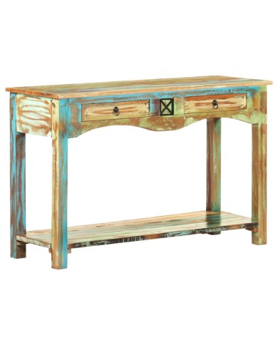 Table console 120x40x75 cm Bois solide de récupération