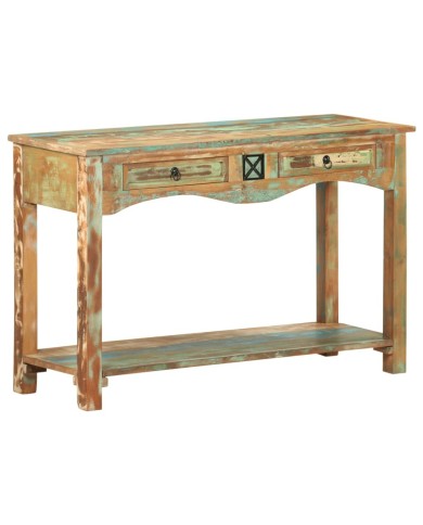 Table console 120x40x75 cm Bois solide de récupération