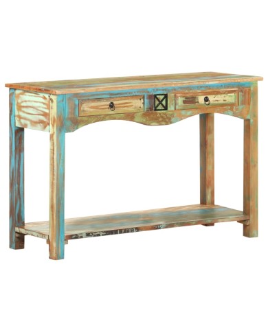 Table console 120x40x75 cm Bois solide de récupération