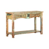 Table console 120x40x75 cm Bois solide de récupération