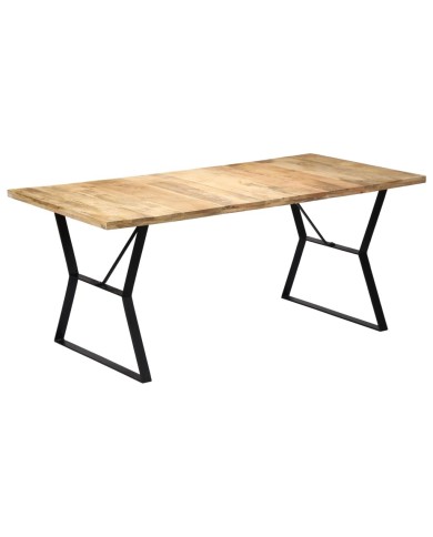 Table de salle à manger 180x90x76 cm Bois de manguier massif