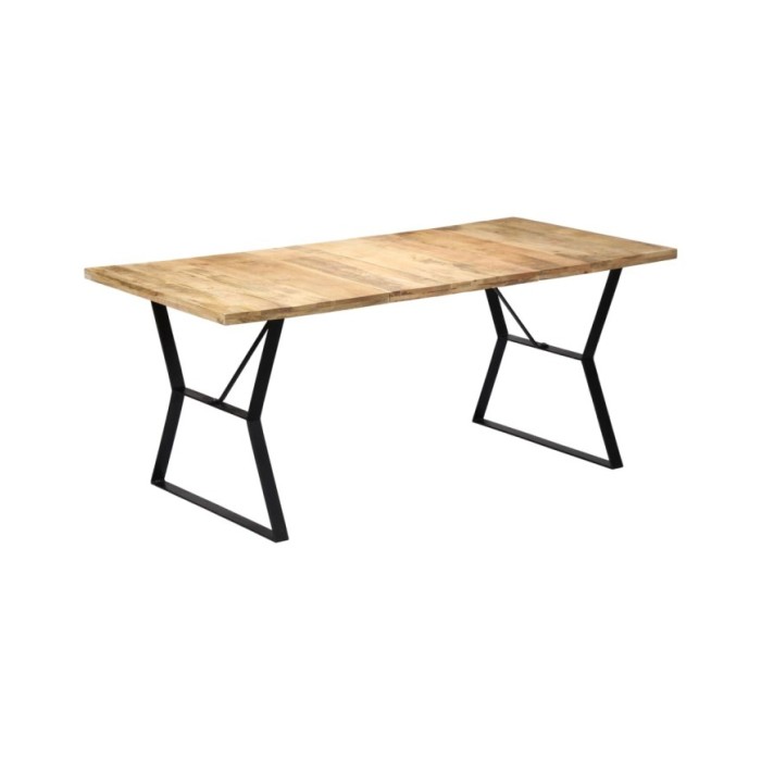 Table de salle à manger 180x90x76 cm Bois de manguier massif