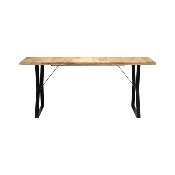 Table de salle à manger 180x90x76 cm Bois de manguier massif