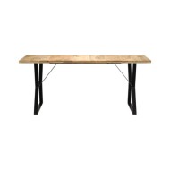 Table de salle à manger 180x90x76 cm Bois de manguier massif