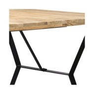 Table de salle à manger 180x90x76 cm Bois de manguier massif