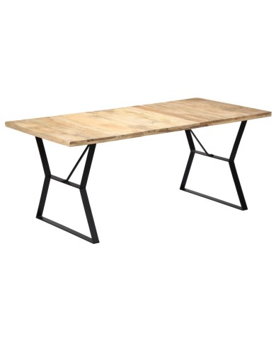 Table de salle à manger 180x90x76 cm Bois de manguier massif