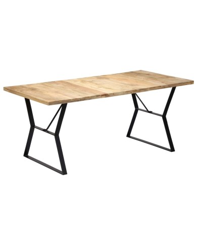 Table de salle à manger 180x90x76 cm Bois de manguier massif