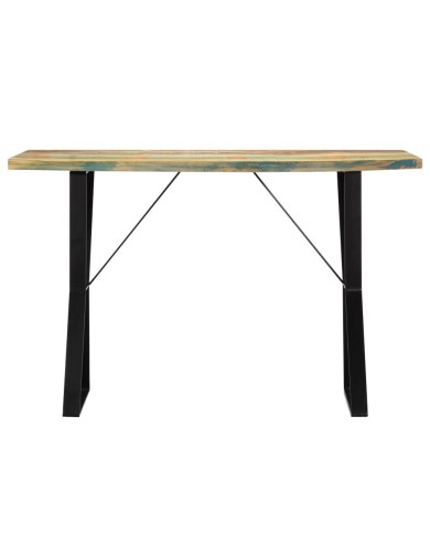 Table de salle à manger 120x60x76cm Bois de récupération massif