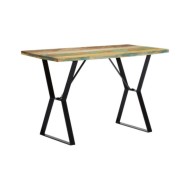 Table de salle à manger 120x60x76cm Bois de récupération massif