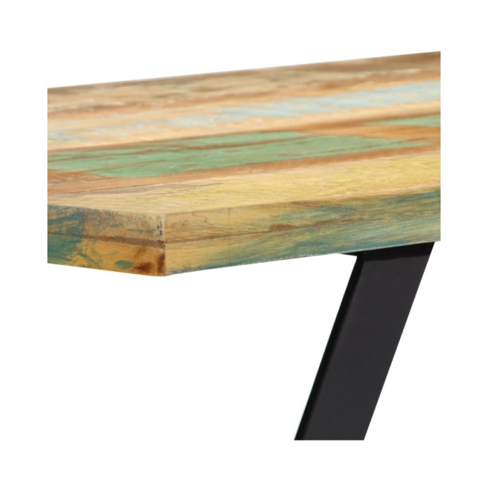 Table de salle à manger 120x60x76cm Bois de récupération massif