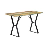 Table de salle à manger 120x60x76cm Bois de récupération massif