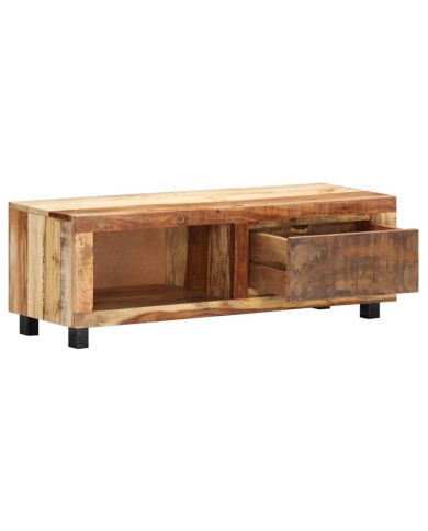 Meuble TV 100 x 30 x 33 cm Bois de récupération massif