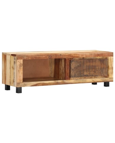 Meuble TV 100 x 30 x 33 cm Bois de récupération massif