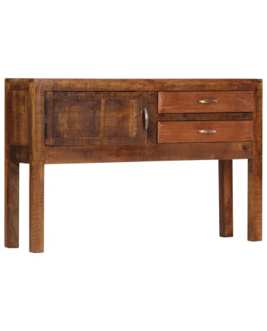 Buffet 118x30x75 cm Bois de manguier massif